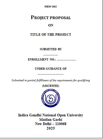 First Cover Page MSCRWEE MRWP002