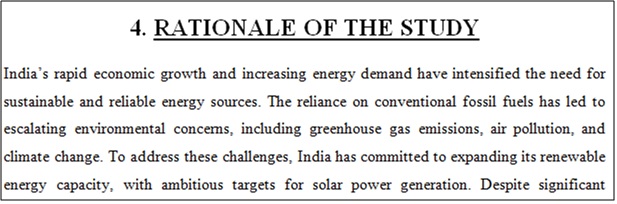 Rationale of the study MSCRWEE MRWP002