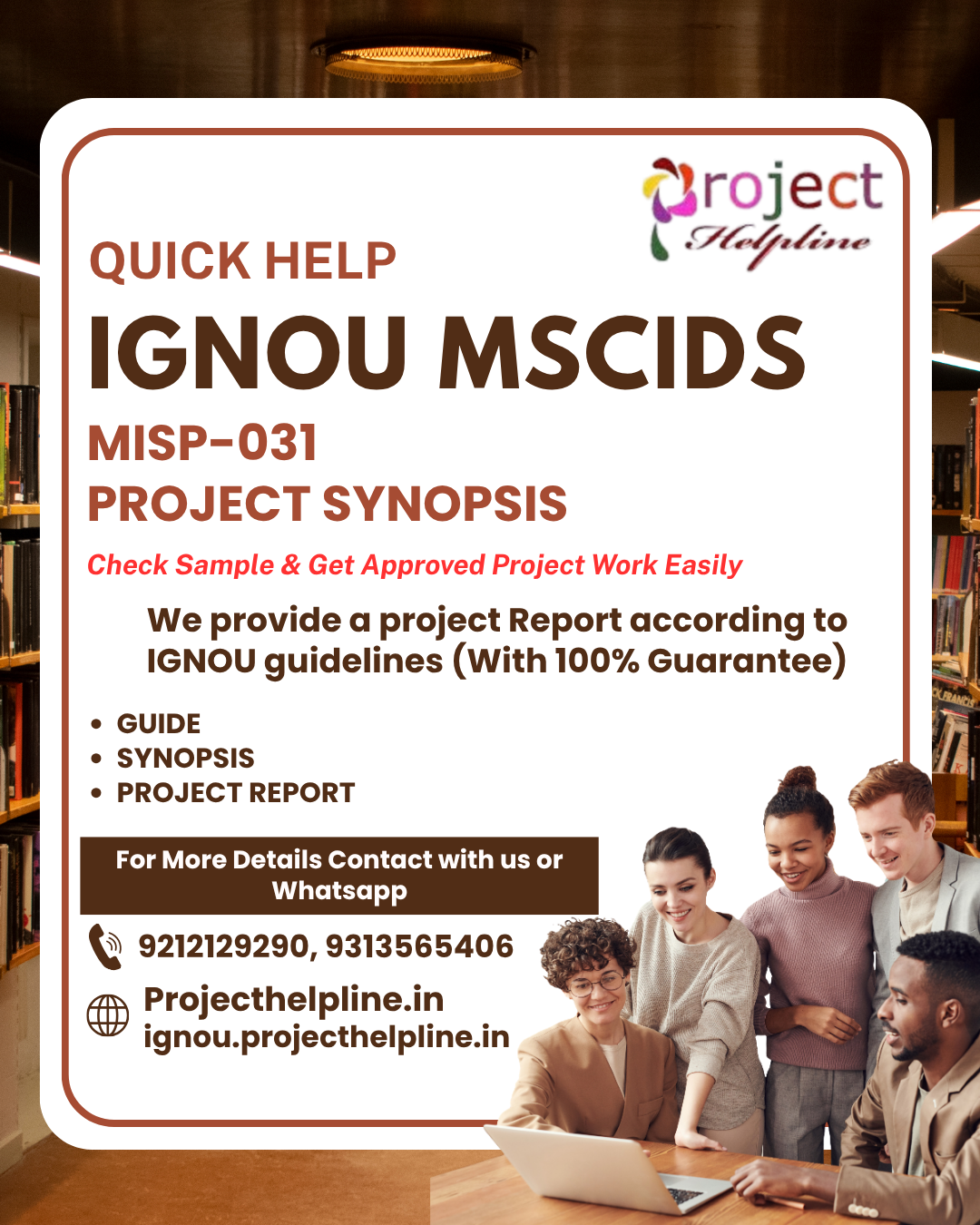 IGNOU MSCIDS MISP-031 Project Synopsis – Format, Sample & Guidelines 2026