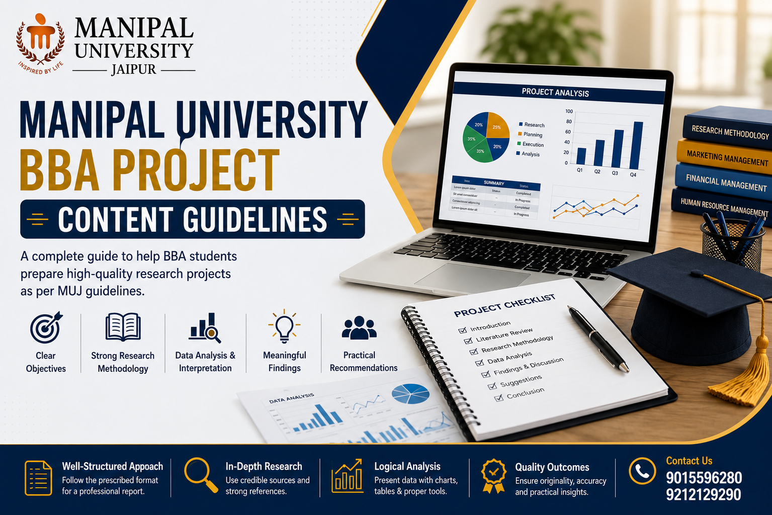 Manipal University BBA Project Guidelines for Synopsis & Project Report ...